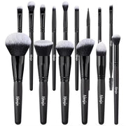 Nanju 15 piece mink makeup brunches set